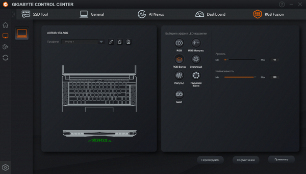 Обзор игрового ноутбука Gigabyte Aorus 16X (2024) ASG с Intel Core i9-14900HX и Nvidia GeForce RTX 4070 Laptop