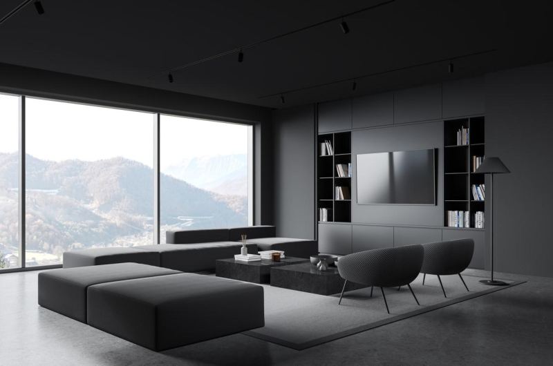 Как выделить и оформить ТВ-зону в гостиной: 7 идей