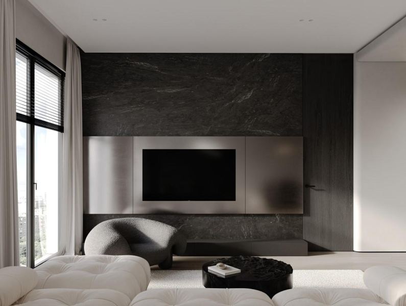 Как выделить и оформить ТВ-зону в гостиной: 7 идей