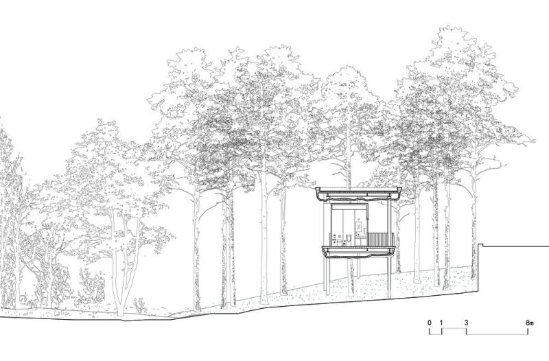 Общественный туалет в районе Нанкин Сифан Арт Лейк, Китай