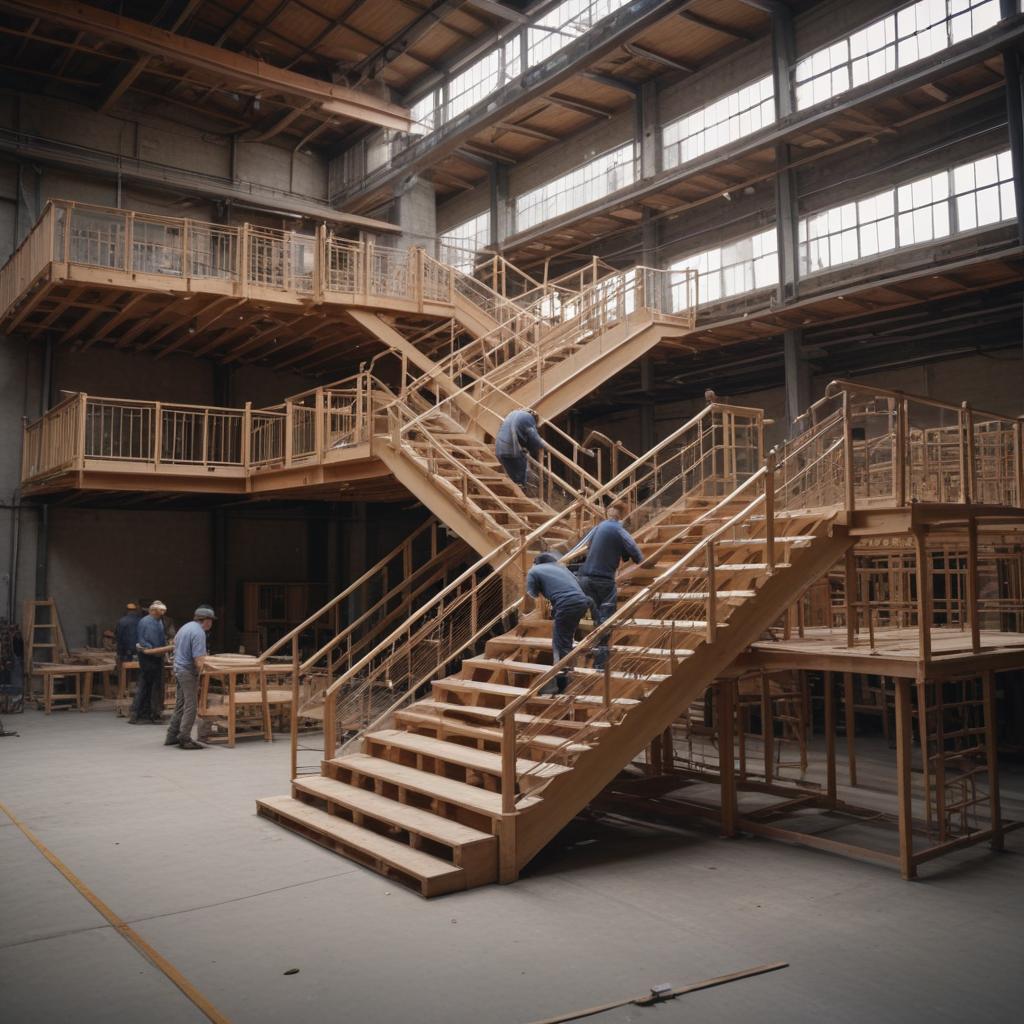 Изготовление лестниц: этапы производства и требования к конструкции
