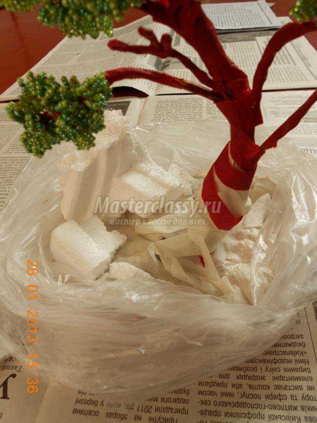 бисероплетение деревьев. Бонсай