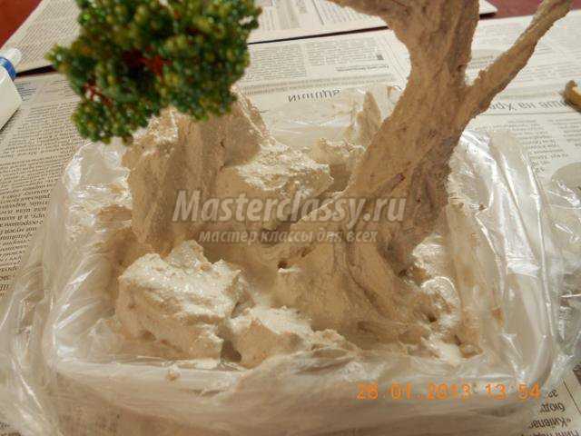 бисероплетение деревьев. Бонсай