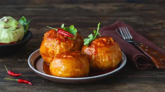 Кольраби фаршированная