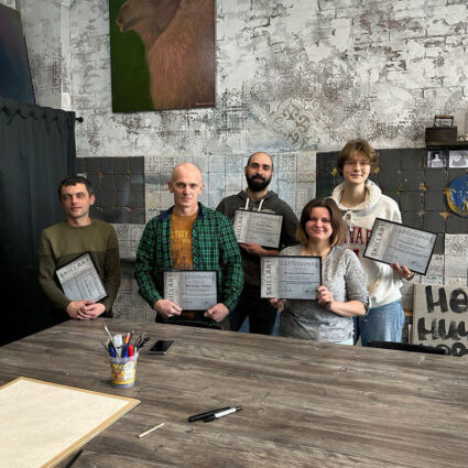 Обучение декоративной штукатурки