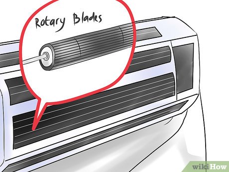 Step 5 Нанесите очиститель на лопасти подачи воздуха.